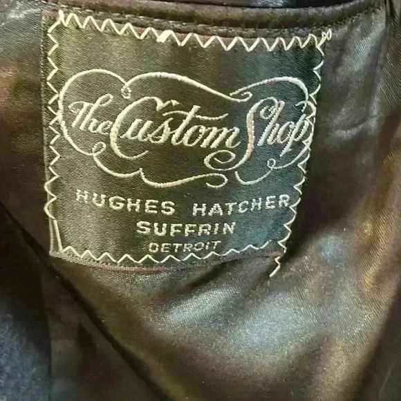 Hughes Hatcher VTG Wool Single Breasted Mens Overcoat , Custom see measurements - Picture 8 of 12